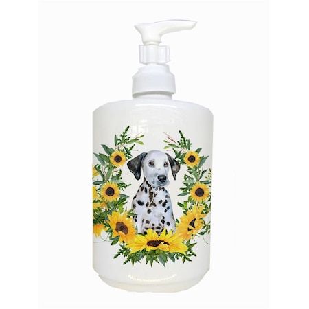 Carolines Treasures Dalmatian Puppy Ceramic Soap Dispenser CK2900SOAP